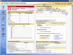 Übersicht des Endpoint Protection Managers von Symantec