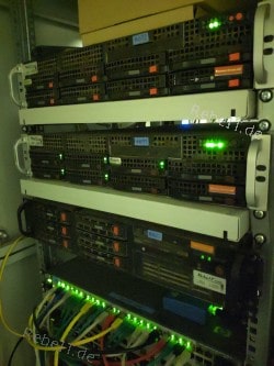 Serverbetreuung mehrere betreute 19-Zoll-Server