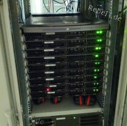 Hosting-Server 19-Zoll-Server im Rechenzentrum