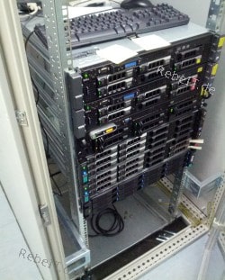 Betreuung von 5 Servern in einen Serverschrank